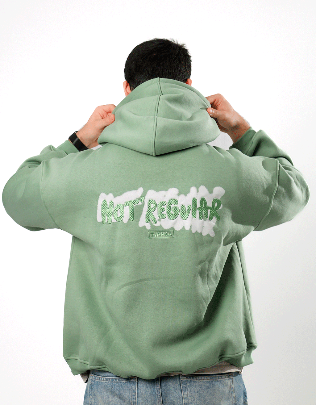 Hoodie Not Regular Fianka (Unisexe) – Image 7