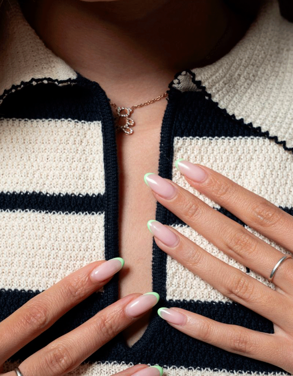 Polo en maille à rayures – Image 6